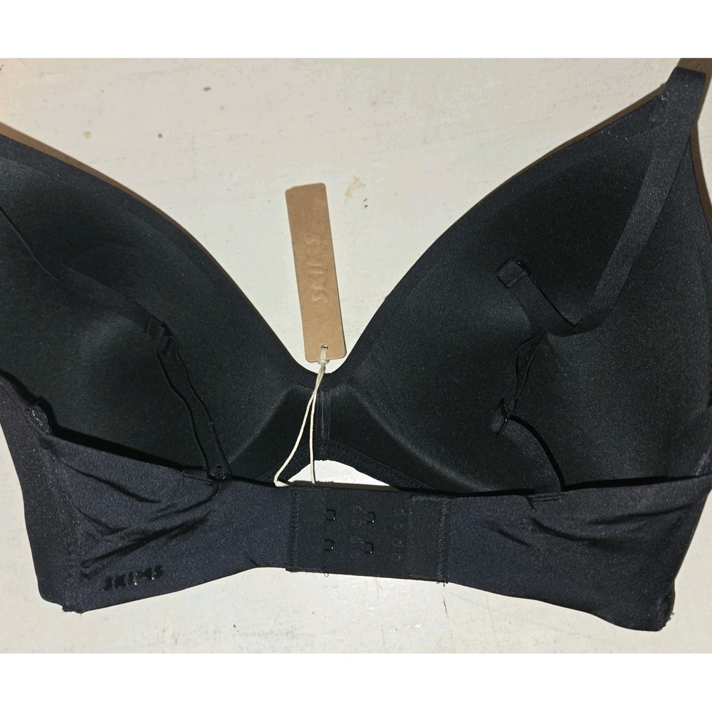 Skims Wireless Form T-Shirt Bra 32DD Onyx Black BR-WRL-1889 NWT - Picture 4 of 6